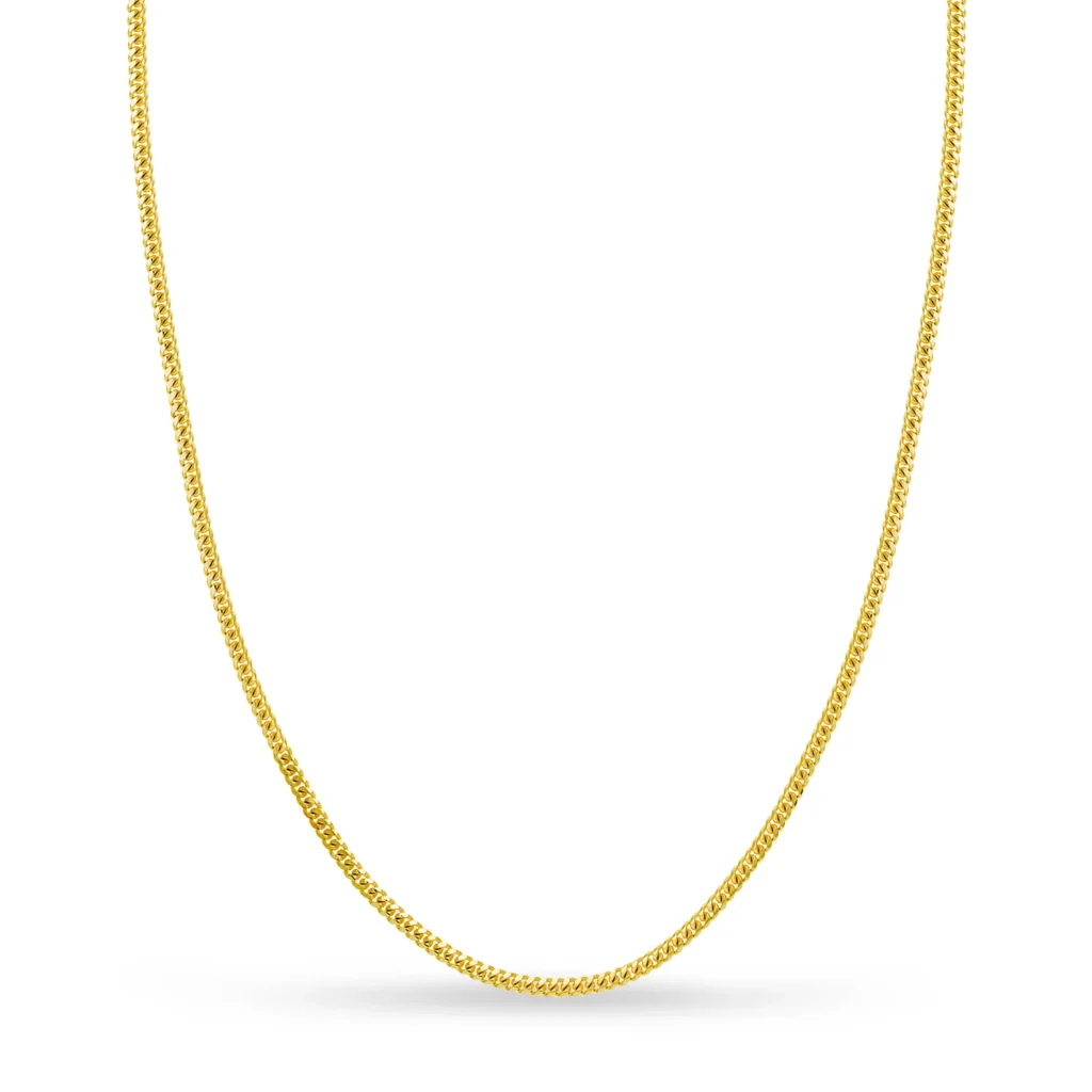 Solid 10k Yellow Gold Miami Cuban Link Chain Necklace 2.8mm