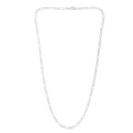 Solid 3mm Sterling Silver Figaro Chain Necklace High Polished