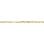 10K Yellow Gold Figaro Bracelet 2.5mm