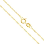 10k Yellow Gold Rolo Cable Chain Necklace 3mm