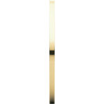 Flat 10k Solid Yellow Gold Flat Band 1mm Polished side