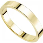 10k Yellow Gold Flat Band 3mm