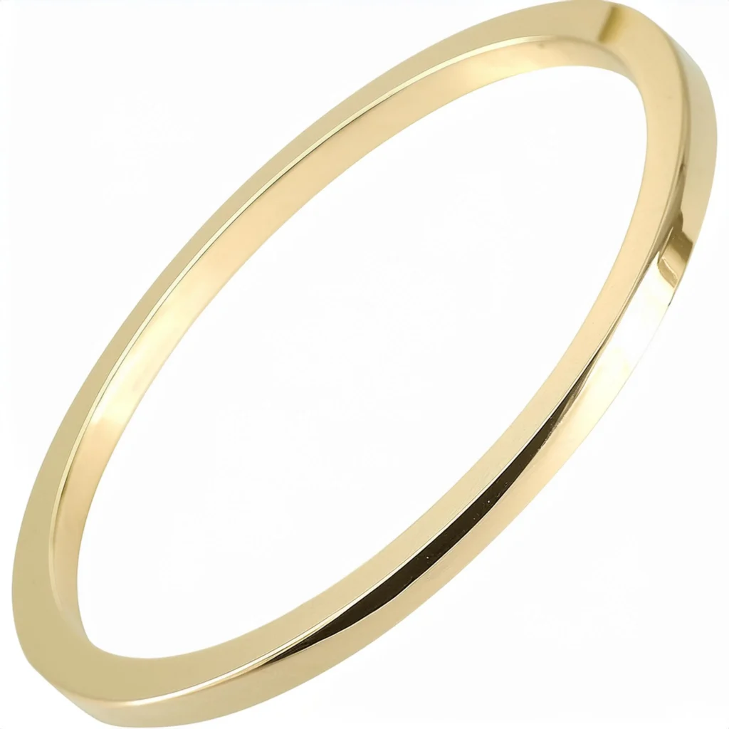 14K Yellow Gold Flat Band 1mm
