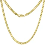 14k Yellow Gold Miami Cuban Link Chain Necklace 3.5mm