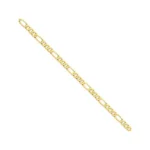 14k Yellow Gold Figaro Bracelet 5.5mm