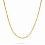 14k Yellow Gold Franco Chain Necklace 1.5mm