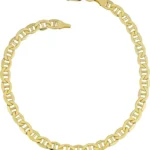 14k Yellow Gold Mariner Bracelet 3mm