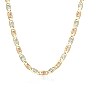 14k Gold Valentino Chain Necklace 2.3mm
