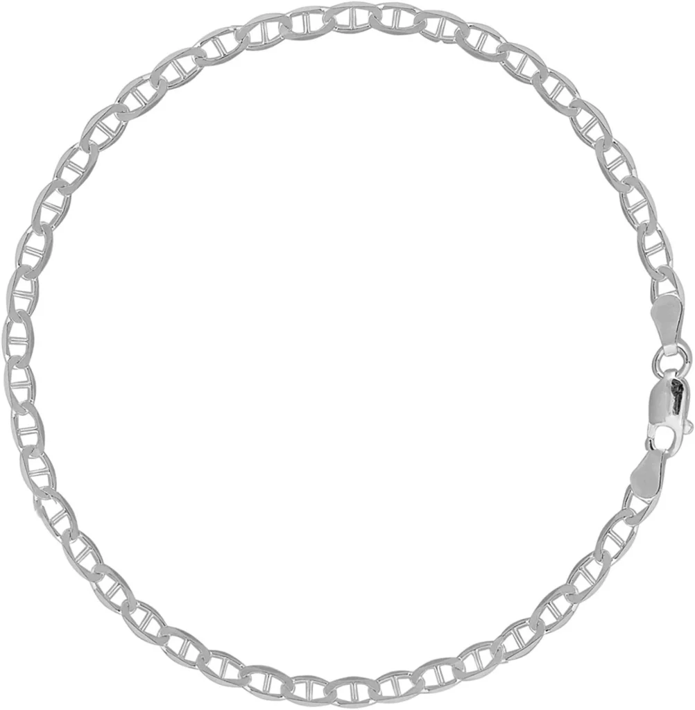 Silver Mariner Italian Bracelet Link 3mm